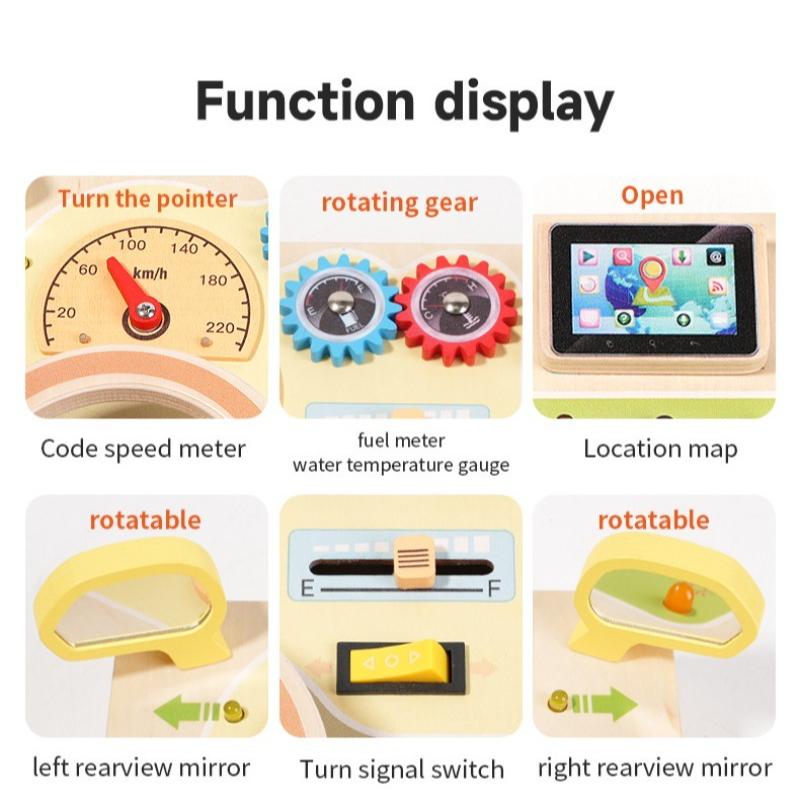 Top-Grade Montessori Superior-Grade Busy First-Class Board First-Class Steering Top-Grade Wheel High-Standard Led Premium-Quality Light