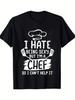Funny Chef Saying Men's T-Shirt - "I Hate Being Sexy But I'm a Chef" Graphic Print