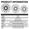 BUCKLOS Bike Brake Rotor G3 160mm 180mm 203mm Hydraulic Disc Brake Rotors with 6pcs Bolts for MTB Mountain Bicycle Accessories