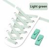 Colorful Lock Elastic Laces Sneakers Shoelaces Without Ties Tennis No Tie Shoe Laces Kids Adult Wide Shoelace Shoe Accessories