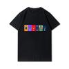 Herre Premium bomull Harajuku T-skjorte Evangelion Asuka Plakat Anime skjorte print T-skjorter Funny Style rundhals bomull T-skjorte Uformelle T-skjorter