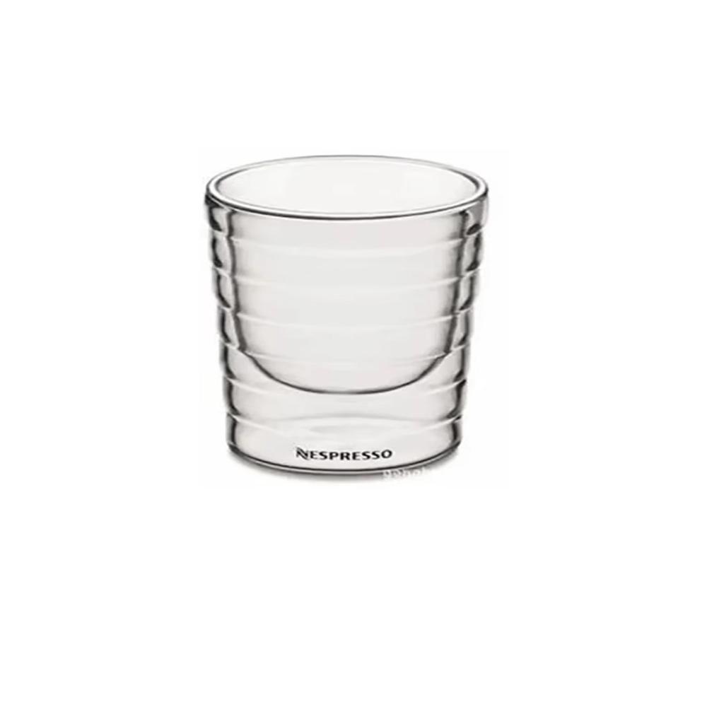 

85/150/350ml Double Wall Coffee Cup Stackable Double Wall Insulated Clear Glass Cup Perfect for Espresso Machines and Beverages 301-400ml