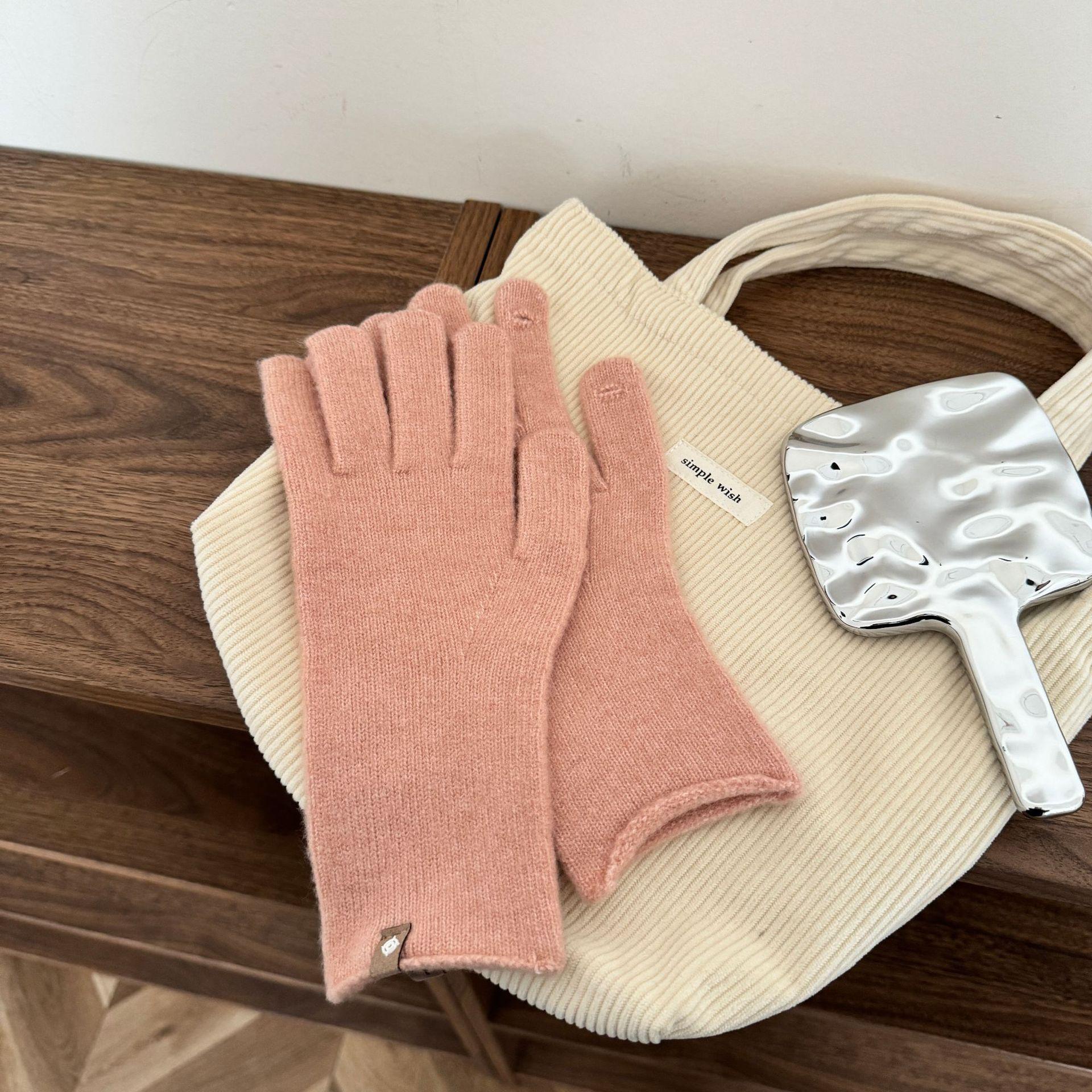 

New Wool blend Knitted Gloves for Autumn Keep Warm In Winter and Touch Screen