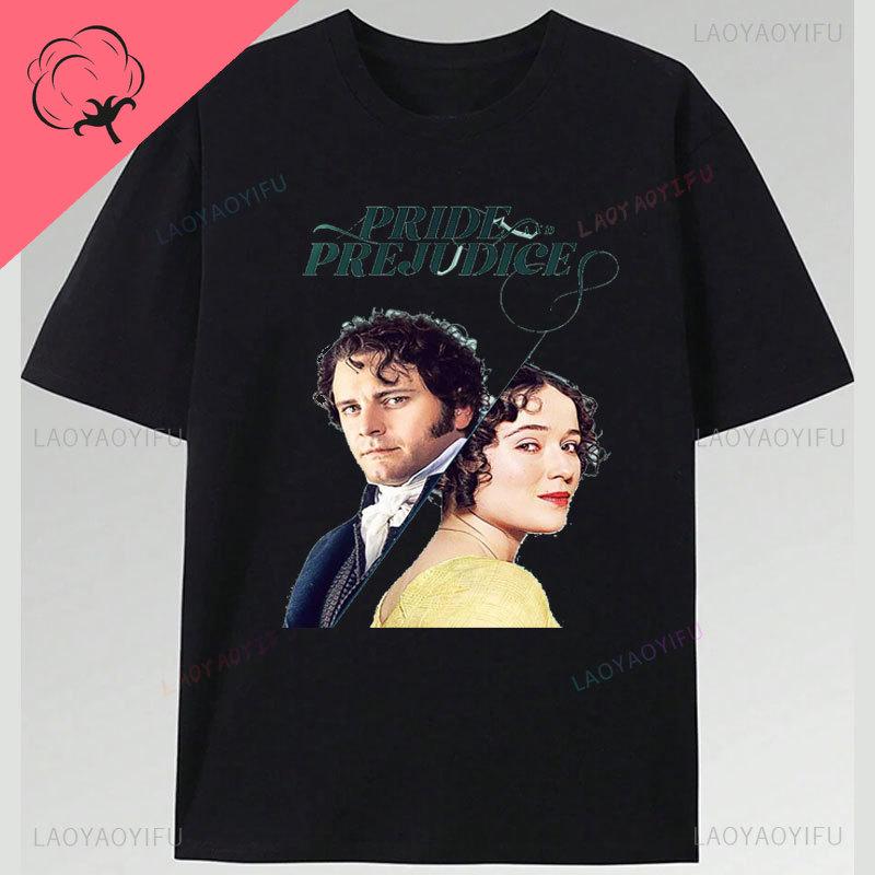 Pride and Prejudice Movie T Shirt Unisex Women Hot Sale Cotton Short Sleeve Graphic T Shirts Vintage Casual Fashion Gothic Clothes