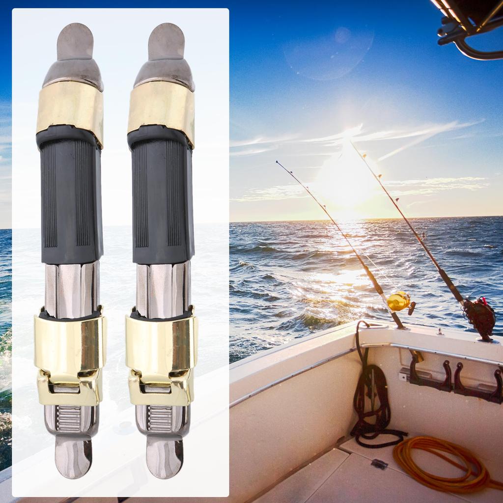 2 buc/pachet Suport pentru mulinetă pentru undiță de pescuit din oțel inoxidabil pentru mulinetă de pescuit Clip pentru undiță Mulinetă de pescuit Seat Accesorii de pescuit