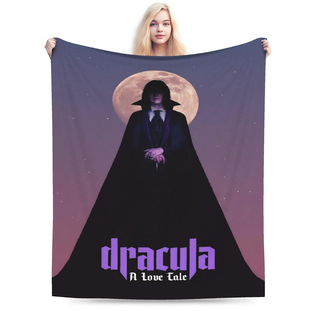 Cozy Dracula A Love Tale Blanket Merch Sofa Decorative  Blanket Throw Soft Fleece For Travel