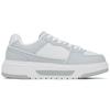 MLB Chunky Liner Leder Bequem Vielseitig Niedrige Sneaker Unisex-Sneaker Grau 3ASXCBS4N-50GRS