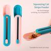 Cat Feeder Cat Strip Squeeze Spoon Pet Liquid Snack Spoon Liquid Feeding Food Squeezer Without Residuefeeder Pet Supplies