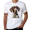 Shorthair Gerunisex Pointer Portrait Tshirt Large Size Basic Casual Tshirt