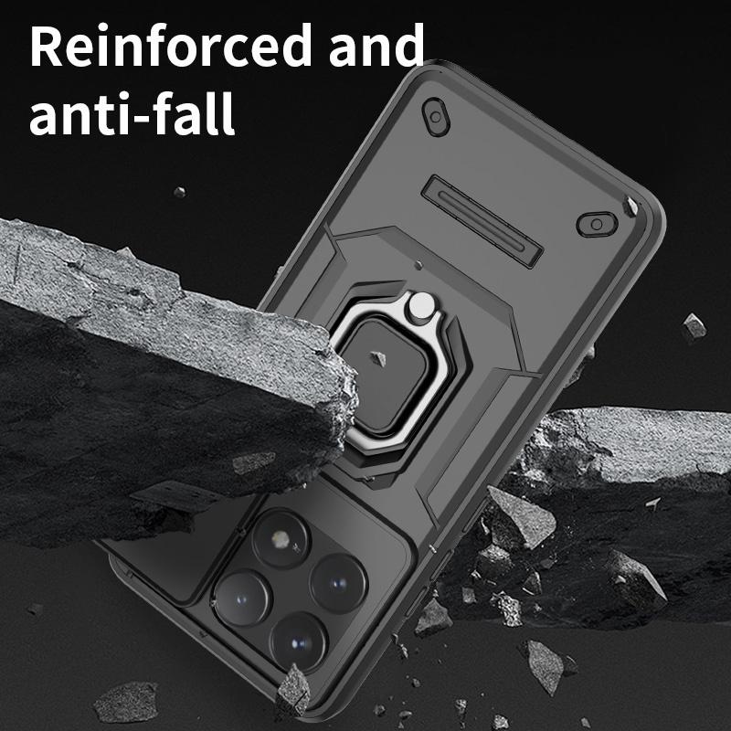 For Xiaomi Poco F6 Pro 5G Case Anti Shock Kickstand Magnet Armor Phone Cases for PocoF6 Poko Little F6Pro F 6 Pro 6Pro 6F Cover