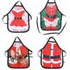 1ks/šarže Mini zástěra Vánoční obal na láhev vína Kapsa Vánoční ozdoby Stolek na večírek Závěsné ozdoby na víno SD356