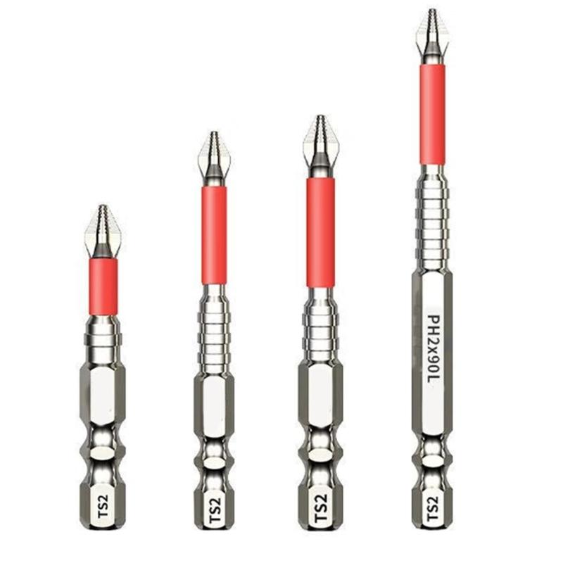 Průmyslový šroubovací bit šestihranná stopka rázový elektrický vrtací bit sada šroubovací vrtací hlava elektrické nářadí vrtací nástavec