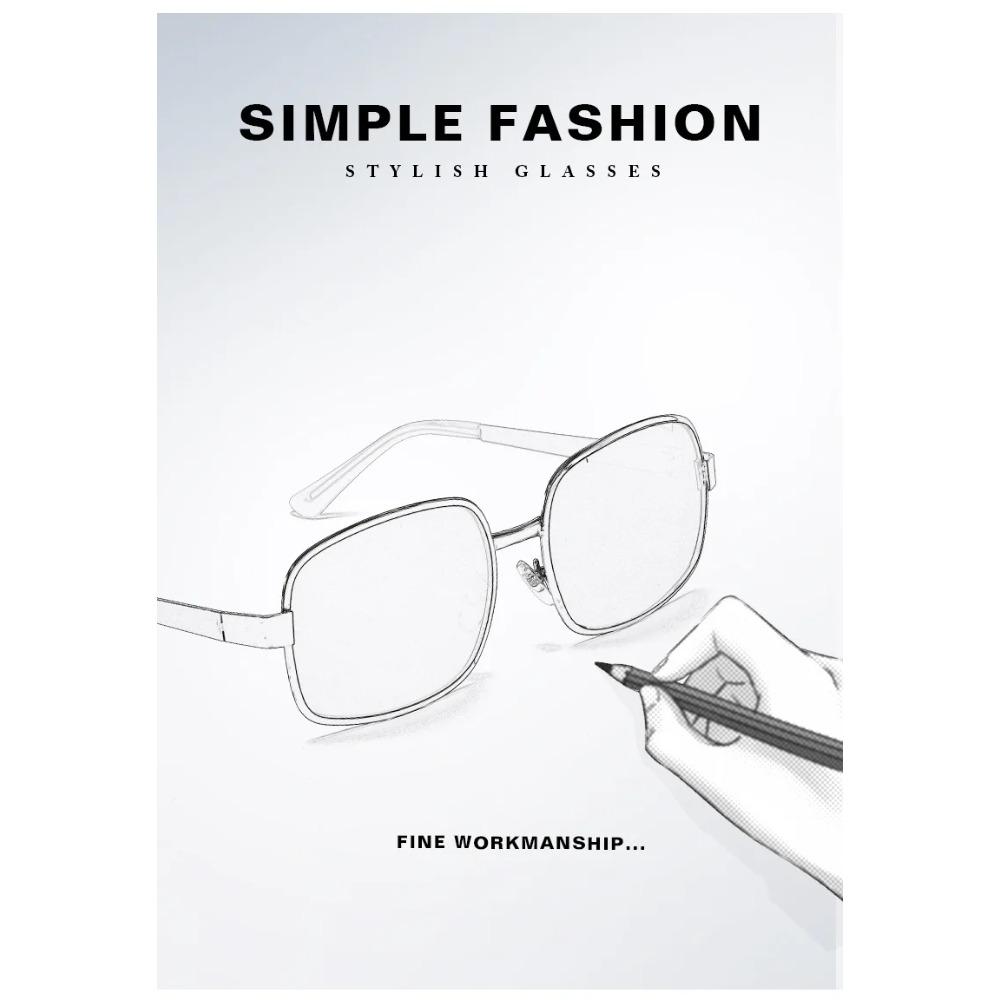 Men's Business High Quality Metal Metal Sunglasses Woman 2026 New Luxury Sunglasses Designers UV Resistant Sun Protection