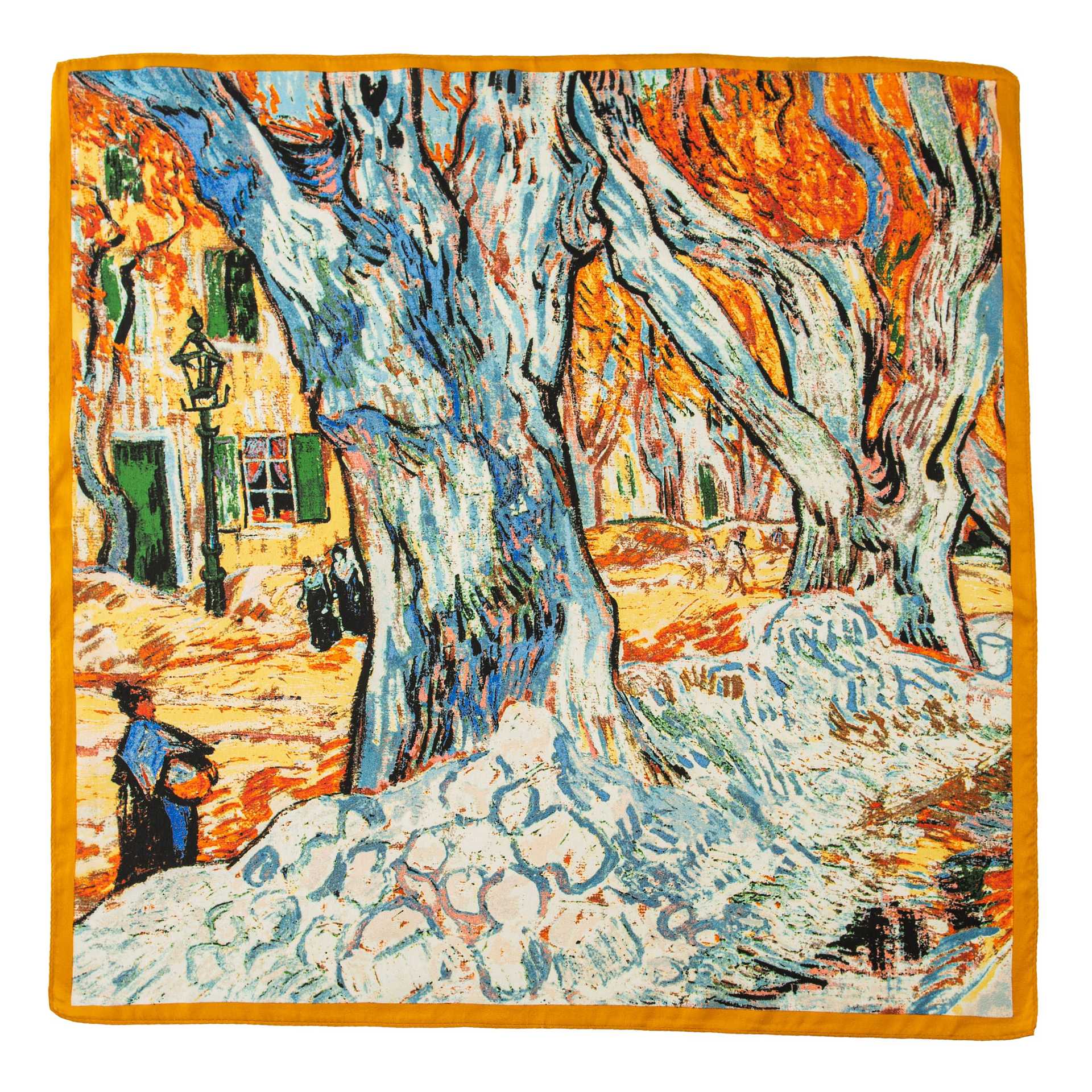 53*53 см 100% шелковица шелковая квадратный шарф масляная живопись роскошные шарфы — фото 22