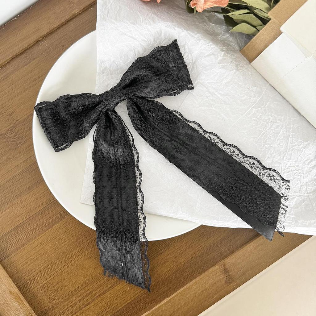 1Pc nowa koreańska modna kokarda szpilka do włosów jednokolorowe eleganckie spinki do włosów nakrycia głowy dziewczyny akcesoria do włosów dla dzieci