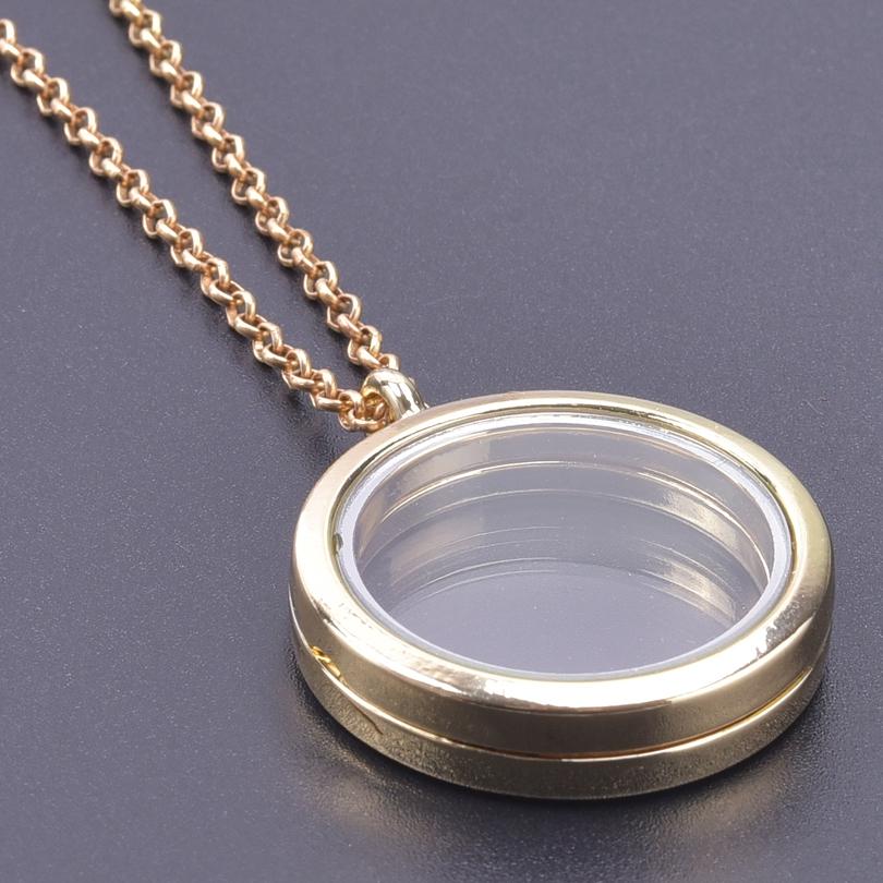 1Pc Round Heart Glass Cremation Urn Locket Pendant Necklaces For Ashes Mix Geometric Memory Floating Relicario Collares Jewelry