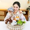 Fox Plush Toy Silver Fox Velvet Children's Birthday Gift Plush Doll Doll Pillow