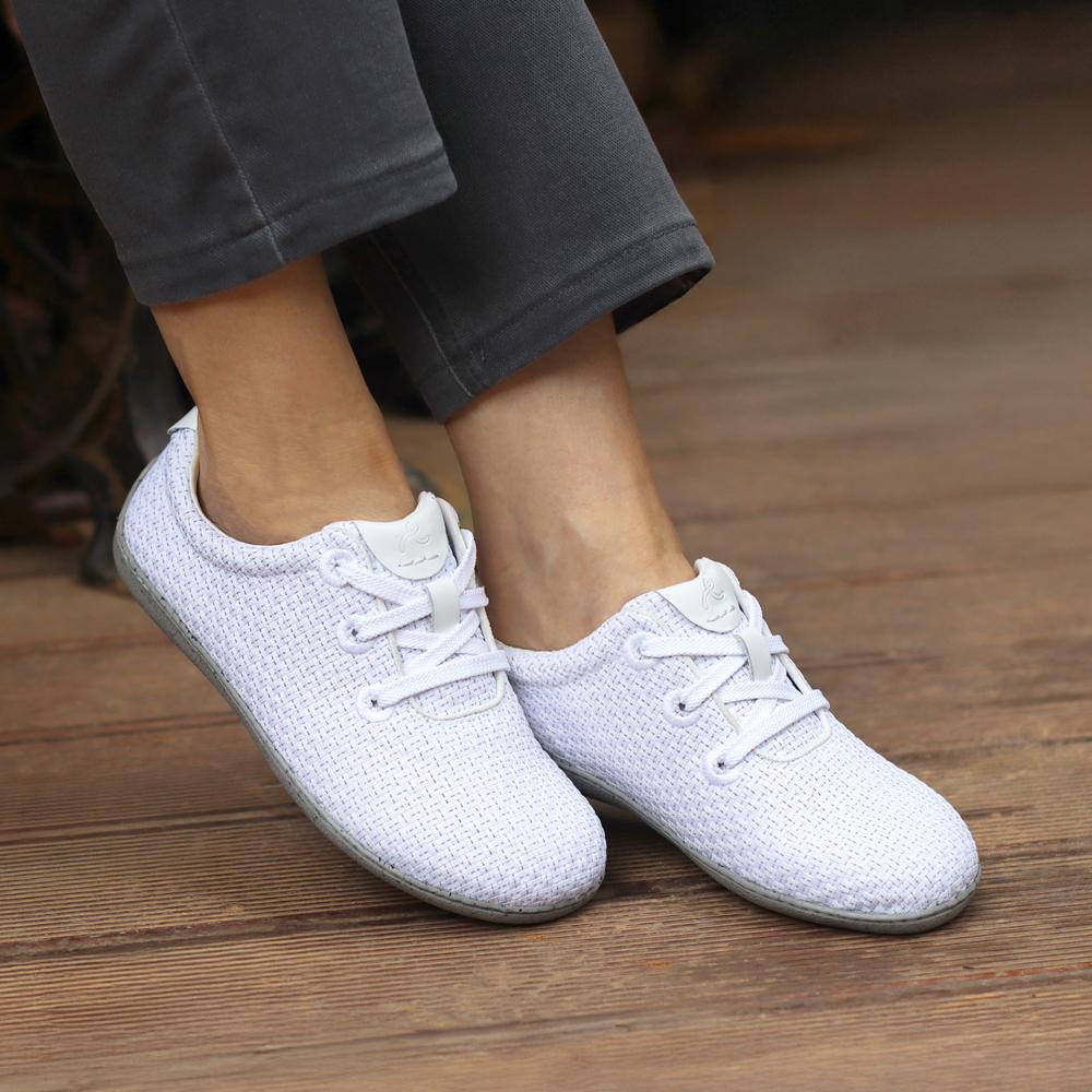 Ksns Flexi Workers Venus - Unisex Barefoot Shoes [White]