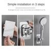 Shower Bracket Without Punching Bracket Shower Holder Adjustable Shower Accessories Bathroom Accessories
