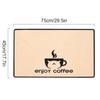 Leeseph Coffee Mat Waterproof Silicone Dish Drying Mat Quick Dry Coffee Mat, Coffee Bar Accessories Fit Under Coffee Pot