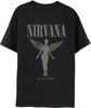 Nirvana in Utero Opotrebované Logo Dospelácke Tričko s Krátkym Rukávom 90. roky Grunge Hudba Vintage Štýl Grafické Tričká