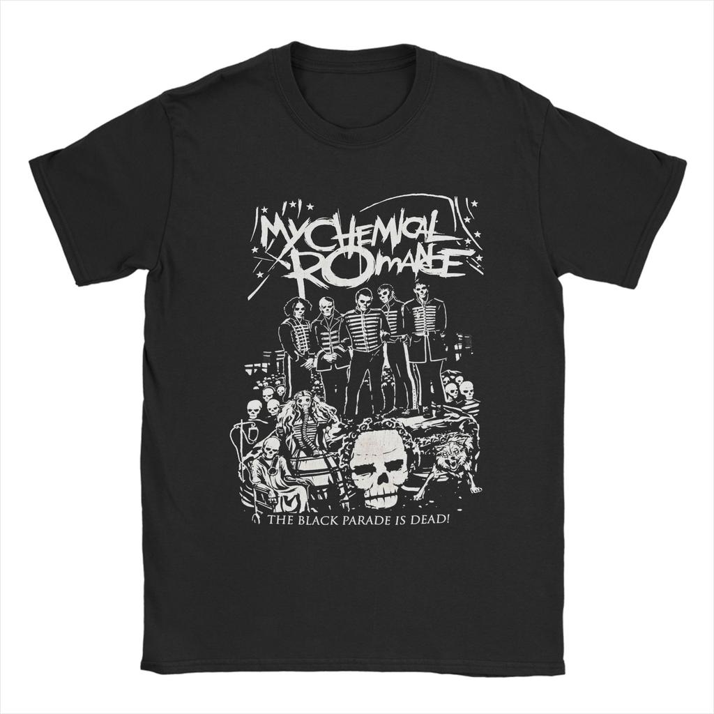 My Chemical Romance 2025 T-Shirt Summer  100% Cotton T Shirts For Men's Fashion Casual Tshirt Short-Sleeve Vintage Tees