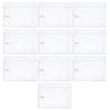 10 Pieces Transparent ID Card Badge Holder for Business Exhibition Office Supplies Prevents Card from Bending Cracking