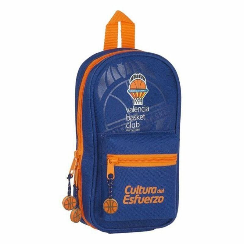Valencia Basket-Pencil Case Valencia Basket Backpack M747 Blue Orange 12 X 23 X 5 Cm (33 Pieces)