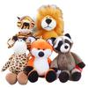 Jungle Animal Plush Toy Adorable Pp Cotton Stuffed Doll For Kids Babies