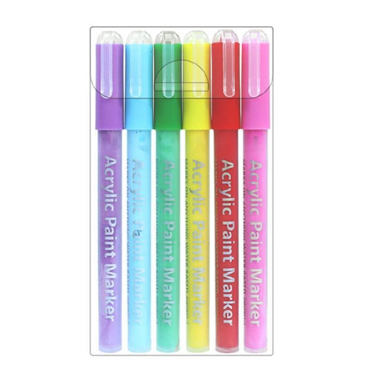 

Pack of Art Pen Acrylic Paint Pen for Nail Painting Creative Projects Multicolor Set High Precisions and Quick Dry