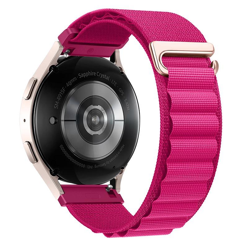 20mm 22mm Nylon Alpine Loop Strap For Samsung Watch 7 6 5 4/Huawei Watch 5/4/3/GT5-4-3 Pro Wristband Amazfit Active 2/Bip 6 Band