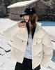 Women's Short Hooded Loose Thickened Warm Jacket