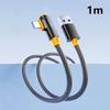 240W Super Flash Charging Data Cable USB To Type C 90° Elbow Data Cable 1M/1.5M/2M/ Fast Charging