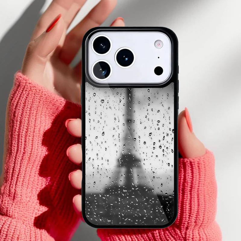 Love Paris Eiffel Tower France Phone Case for iPhone 17 16 15 14 13 Pro Max Back Cover for 12 11 Pro Coque