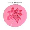 3D-Silikonformen, DIY-Blumenseifenform, Rosenherstellung, Kuchendekorationswerkzeuge
