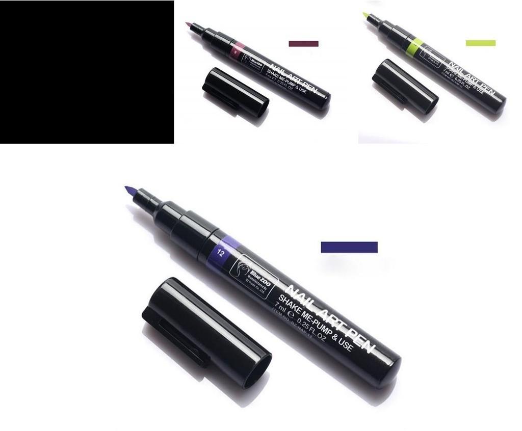 Nail 16 Colors Art Pen Painting Design Tool Drawing Uv Gel Polish Manicure Il