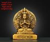 Copper Car Ornaments Double-sided Holy Buddha Thousand Hands Guanyin Home Statue