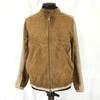 VERSACE CLASSIC Veste Simple en Tricot Cuir Suede Homme M Camel(UTILISÉ)