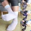 Herren Socken Elastisch Abend Formal Leicht Durchsichtig