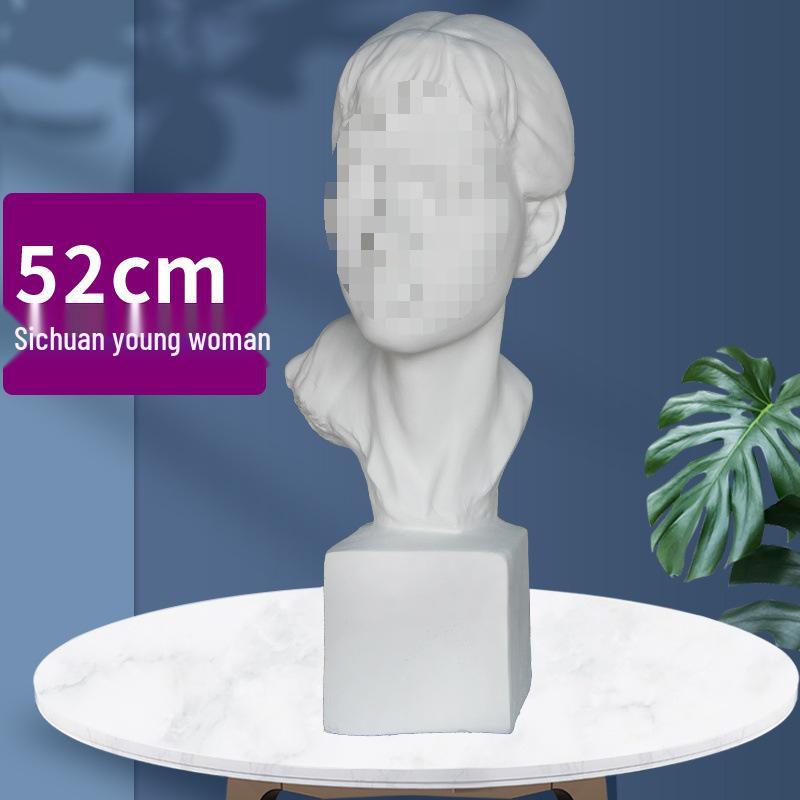 Plaster Cast Geometric Sculpture Set for Art and Photography
