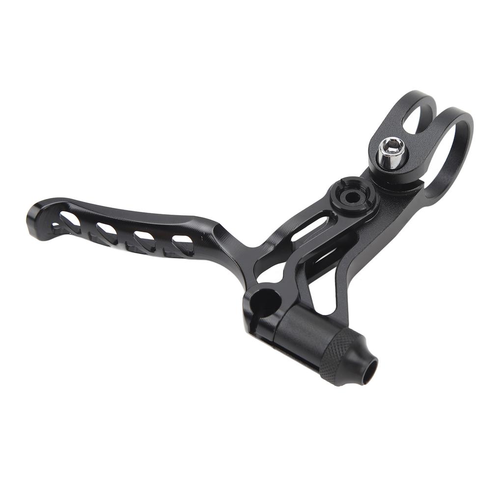 1 Pair Bicycle Brake Lever Hollow Aluminum Alloy 22.2mm Sensitive Black V Brake Handlebar for Folding Bick Road Bike