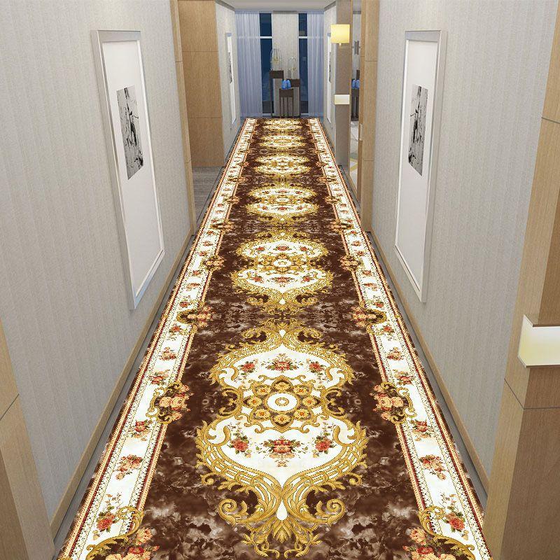 Hallway Stair Carpet Simple Corridor Carpet Long Hallway Area Rug Hotel Mall Wedding Hall Runners Floor Mat Kitchen Aisle Mat