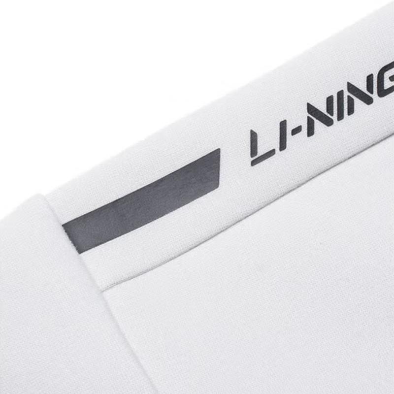 Li Ning Logo Print Spliced Comfortable Skin-Friendly Breathable Round Neck Pullover Long Sleeve Sweatshirt Casual Sports Set AWDU95-2-AKL81-1