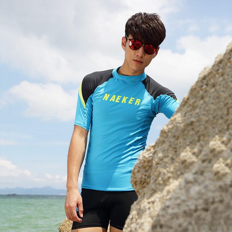 Set de protecție solară cu uscare rapidă pentru bărbați Îmbrăcăminte de baie cu protecție UV Surfing Snorkeling Sporturi pe plajă