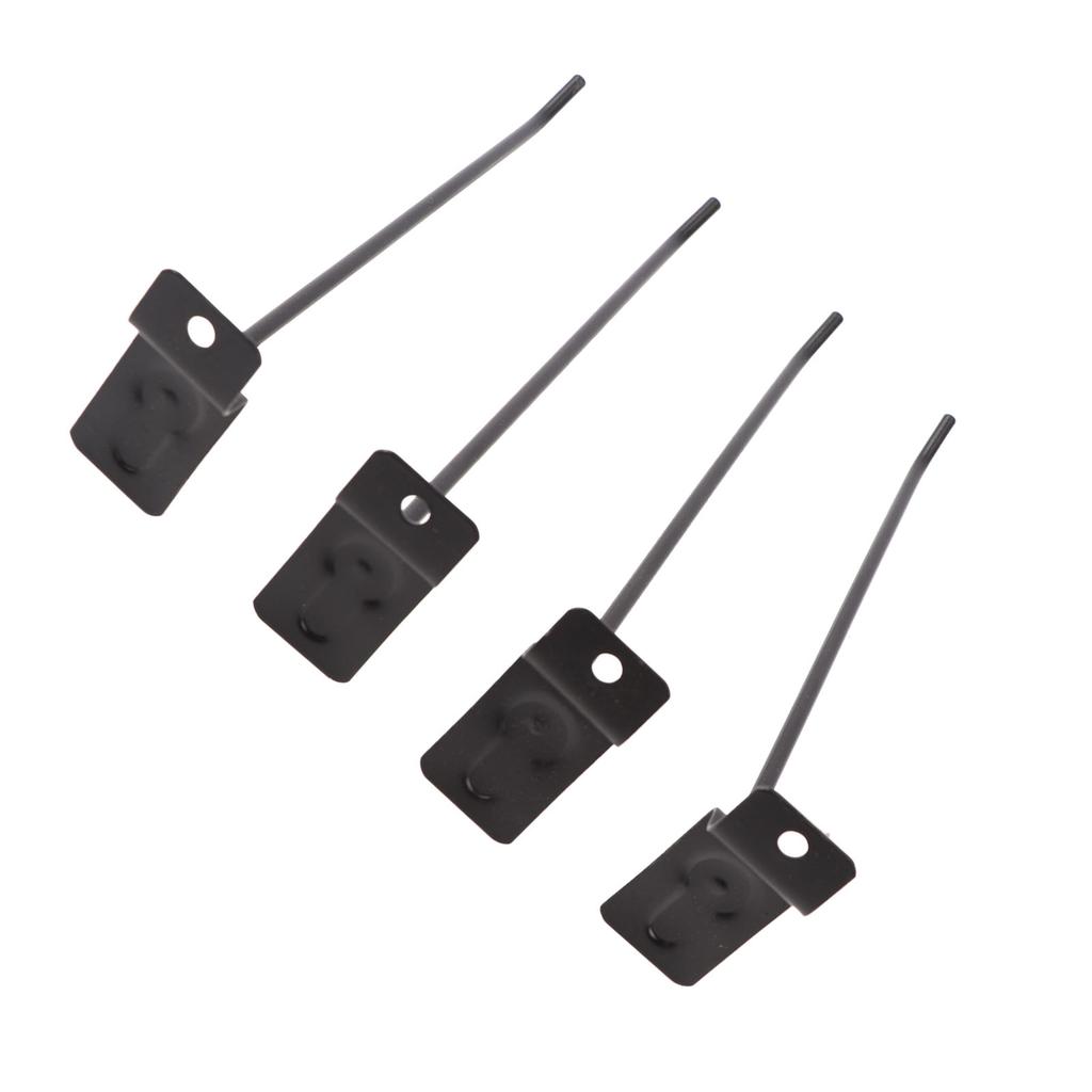 30PCS Panel Hooks Black Slatwall Hanger Thickened Easy Installation Anti Rust Display Pegs for