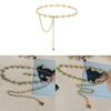 Metal Crystal Waist Chain For Women With Water Diamond Embellishments For Summer Fashion Accessory