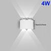 Outdoor LED Wall Light 4W 6W 8W 10W Waterproof IP65 Up Down Light Modern Aisle Garden Yard Bedroom Living Room Light Decor