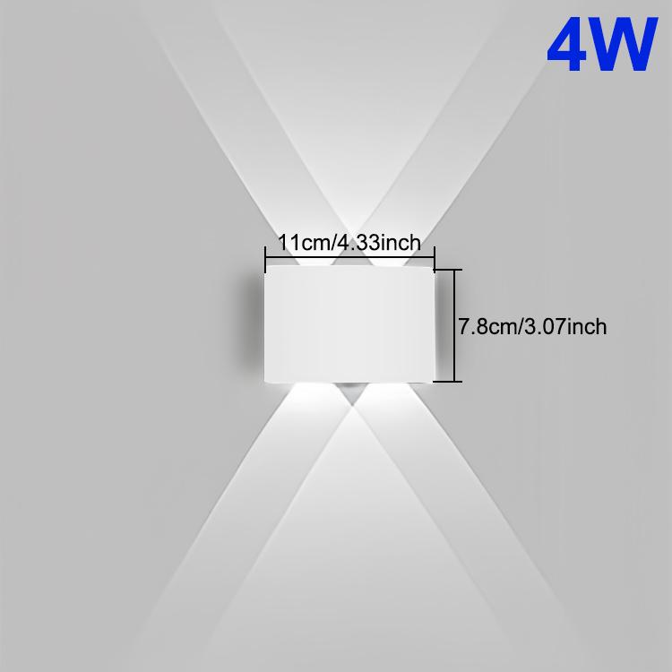Outdoor LED Wall Light 4W 6W 8W 10W Waterproof IP65 Up Down Light Modern Aisle Garden Yard Bedroom Living Room Light Decor