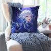 Furina Animation Spiel G-Genshin I-Impact Kissenbezug Quadratisches Kissen Schlafzimmer Sofa Freizeit Komfort Wohnzimmer Heimdekoration 40X40