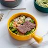 Minimalist Ceramic Salad & Soup Bowl with Handle